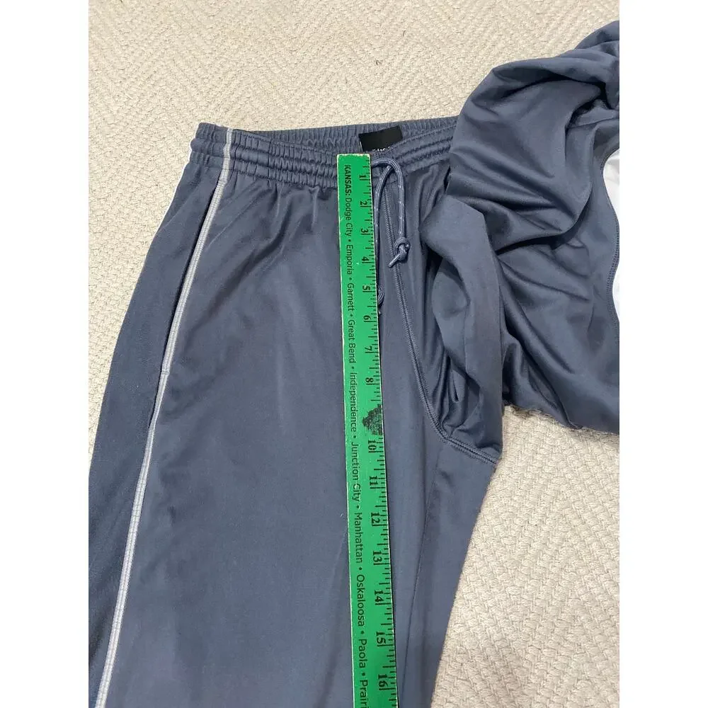 Adidas Mens Climalite Track Pants Gray White Side Stripe Athletic Small AT5294
